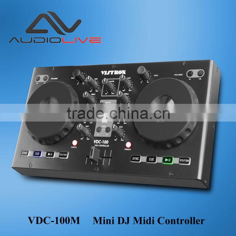 Mini Midi DJ Disco Night Clubs ontroller turntable VDC-100M