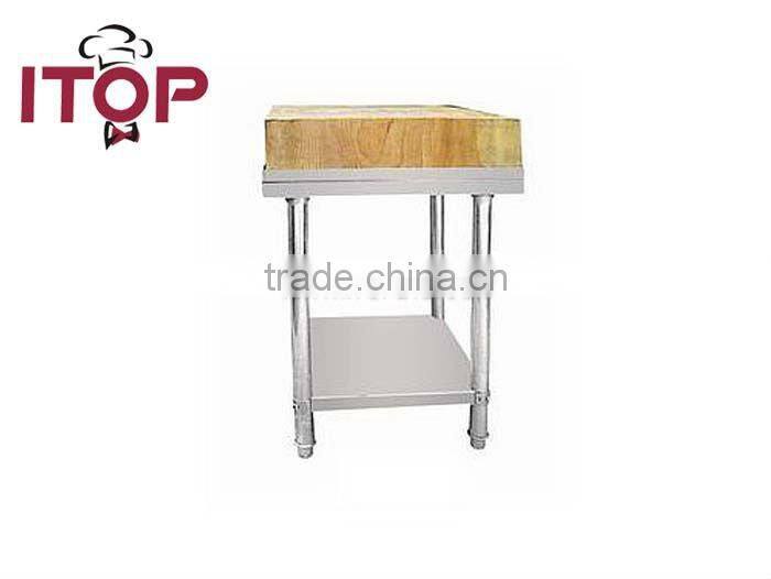 wooden cutting board bench