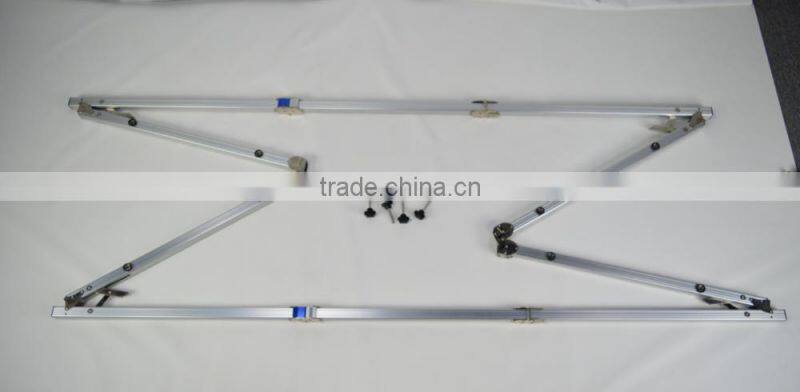 Protable Fold Projection Screen,quick folding screen with flight case (front +rear projection screen fabric)