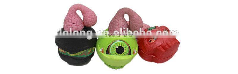 OEM 2015 new arrival kids toys finger shooters big eyes monster toys eva balls manufacture