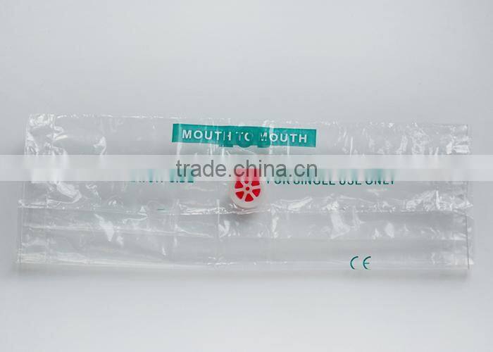 OEM disposable one-way valve CPR breathing mask life key for Hospital/Clinical