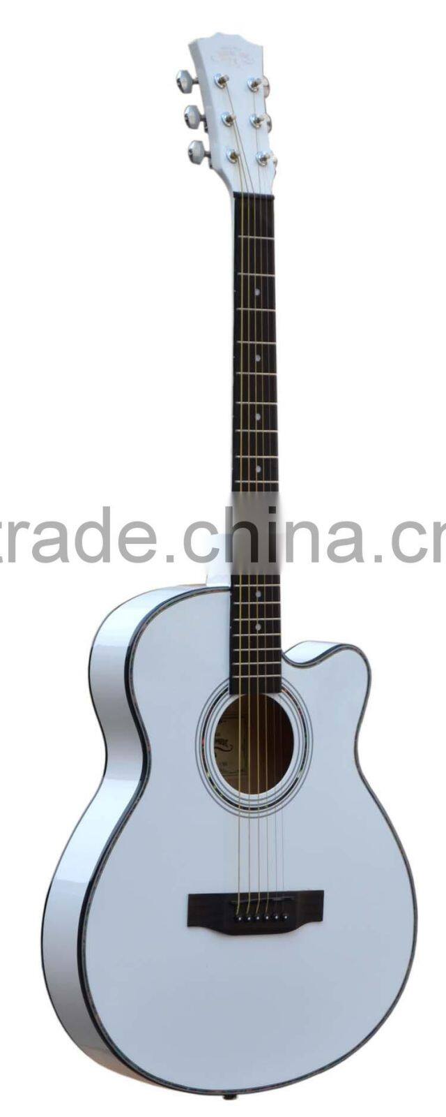 40inch beginner thin body electric acoutic guitar