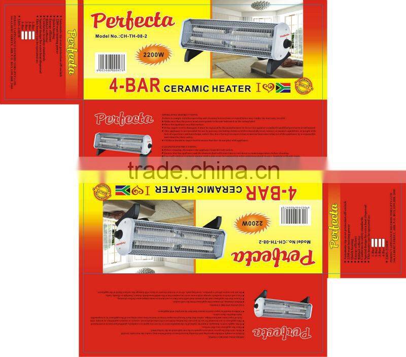 Safety tip-over switch Cermic 2 bar heater