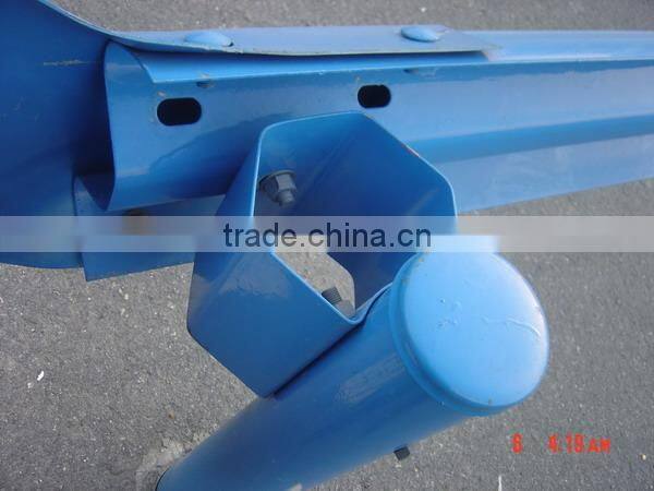 Three Wave Guardrail Roll Forming Machine PLC With Automatic Continuous Cutting