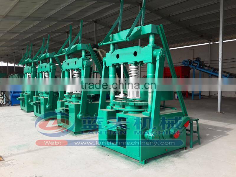 New design long burning time coal briquette production line