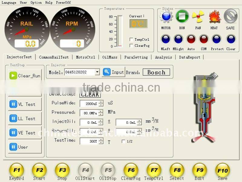 CRIS-1 common rail injector test bench ---HOT !