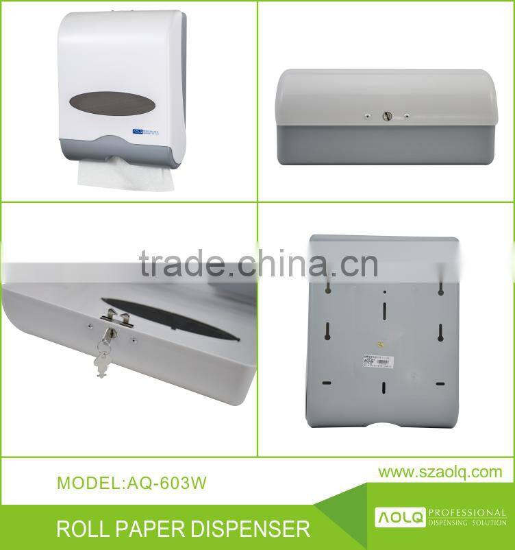 Wall mounted Z fold tissue paper holder/C fold toilet tissue holder/N fold hand towel paper dispenser