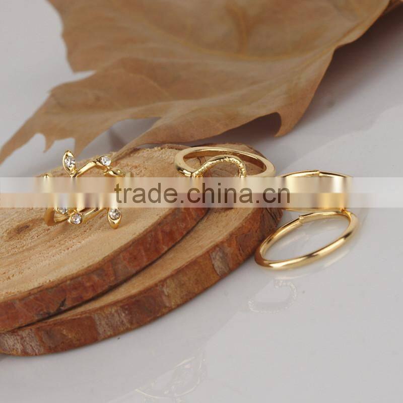 CHINA JEWELRY THREE PIECES latest gold finger ring designs