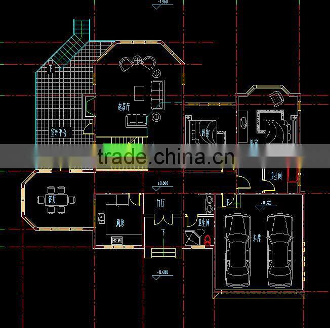china prfab villa for sale in cheap price