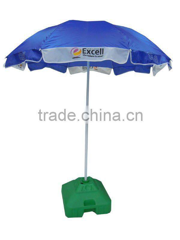 180cmx8k printing large promotional parasol beach umbrella
