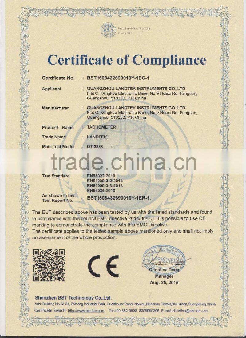 Digital Handheld Stroboscope DT2350PE 50~2000FPM for Print and Textile