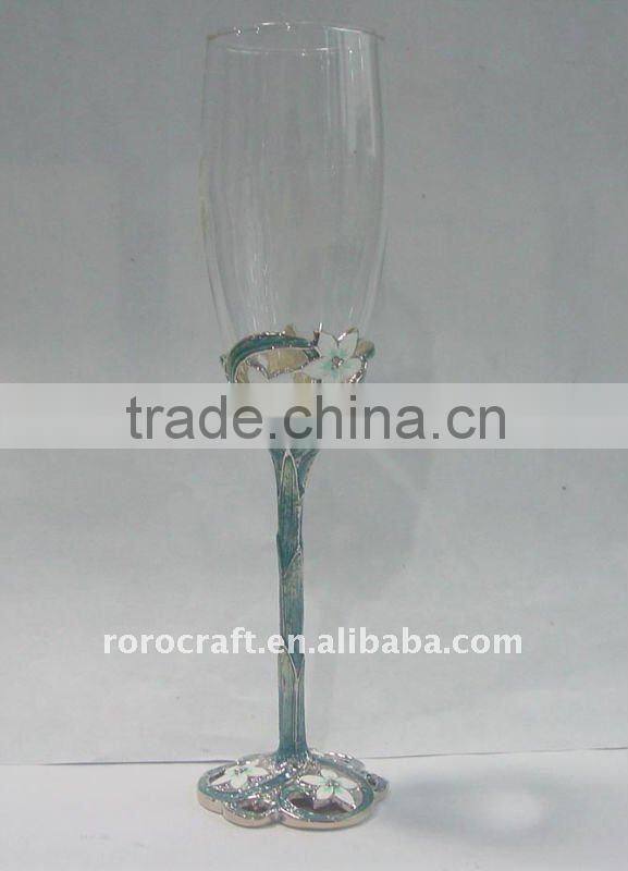 50th birthday champagne glass gift