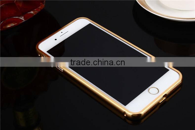 Hot For iPhone 7 Aluminum Alloy Case Metal Bumper Frame Case With Mirror Effect