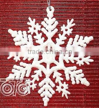 wedding accessory clear plastic snowflake
