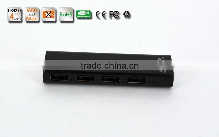 New-type usb por hub, Low Cost Portable Light 4 port usb 2.0 hub from usb hub suppliers with Plastic Casing