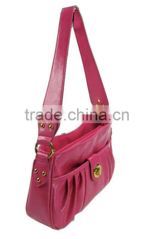 2011 new design cheap pu leather shoulder bag
