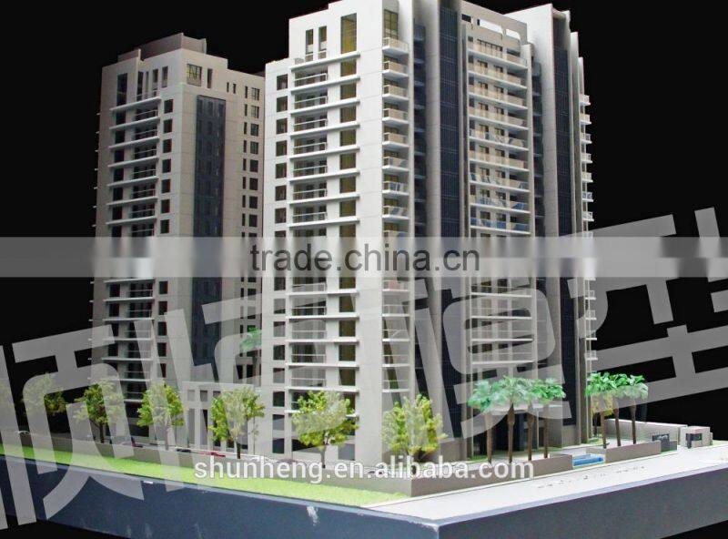 residential apartment building scale model maker from China