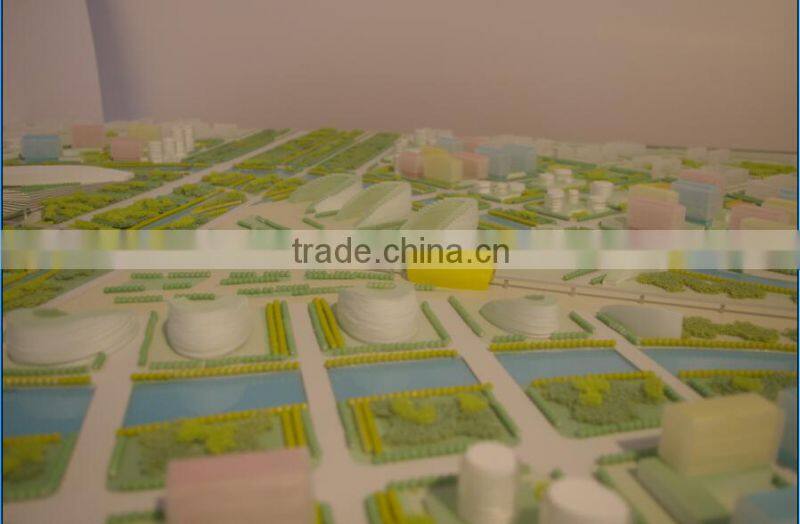 Scale 1/1000 City Programming Project Architectural Model Design