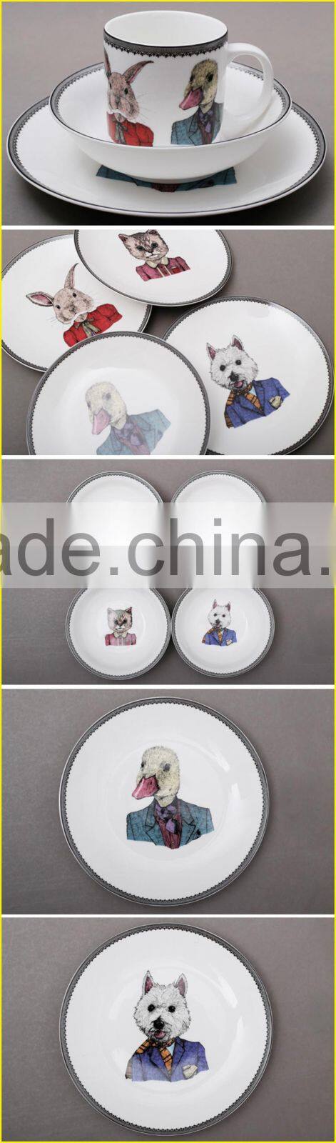 Custom Ceramic Charger Plate,Bone China Cheap Dinner Plate Wholesale