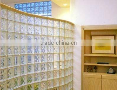 clear glass brick