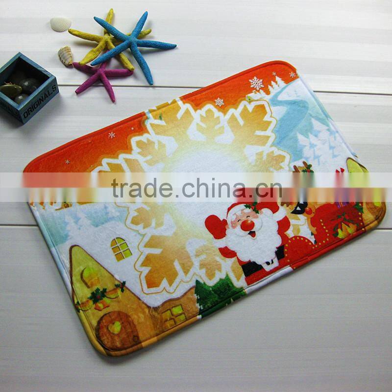 Christmas door mat Santa Claus series HD printing mat