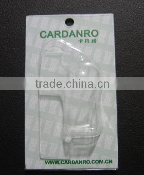 Guangzhou factory clear transparent cosmetic folding pvc box(ZDPVC11-047)