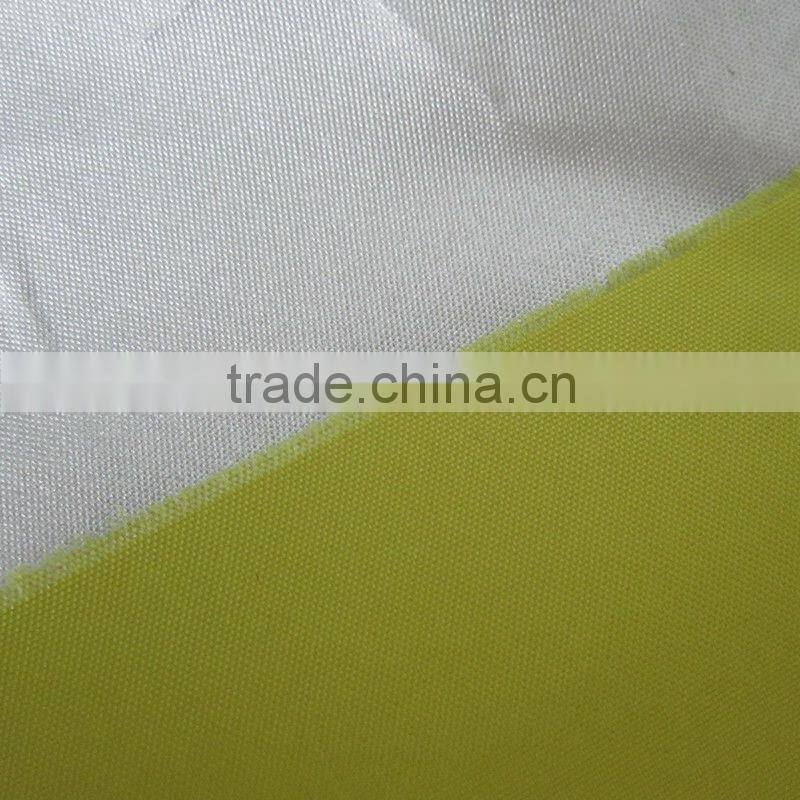 hot sale 100% polyester taffeta with silver coating fabric