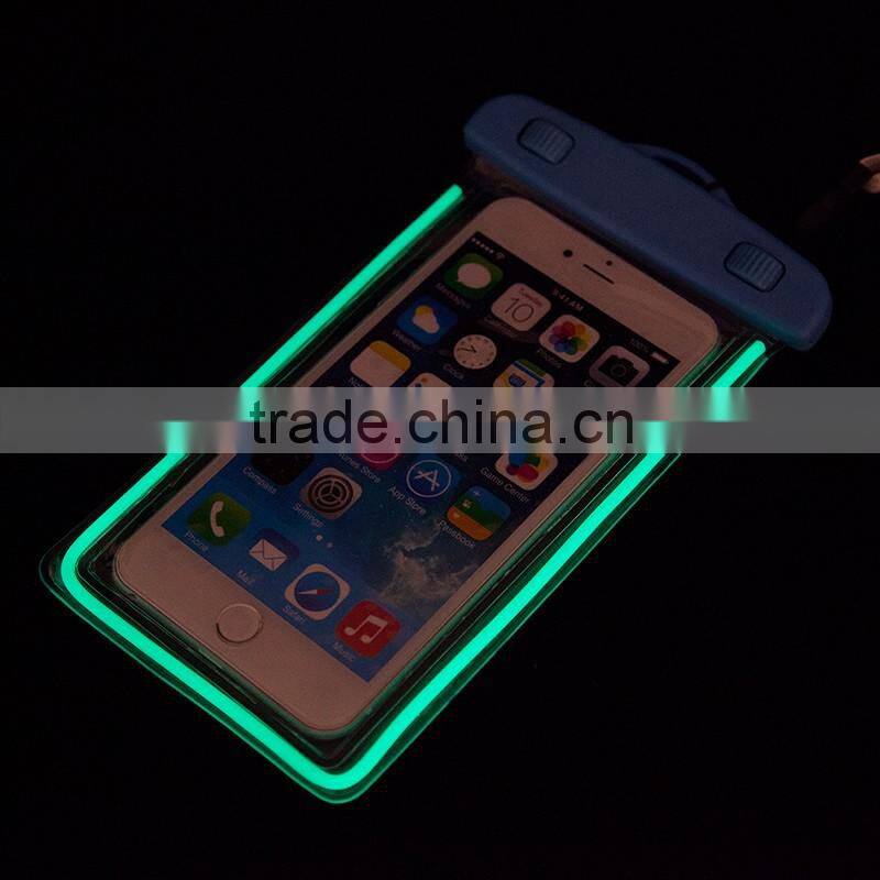 New design colorful 4"-6" mobile phone used PVC waterproof bag