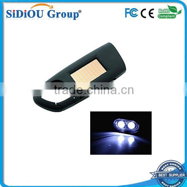 mini solar flashlight with keychains