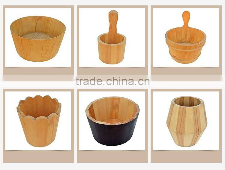 Newly designed china factory lovely wooden barrel bathtub