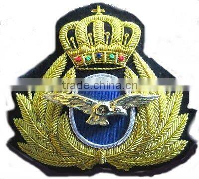 British R.A.F. Squadron Bullion Wire Blazer Badges