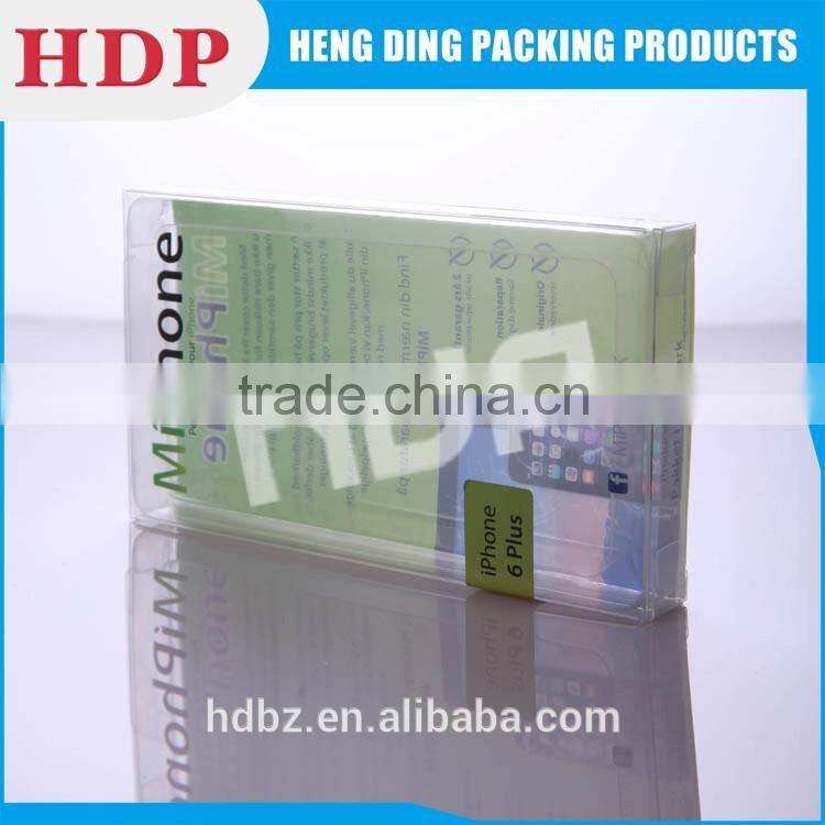 OEM clear plastic packaging box for cell phone accessories