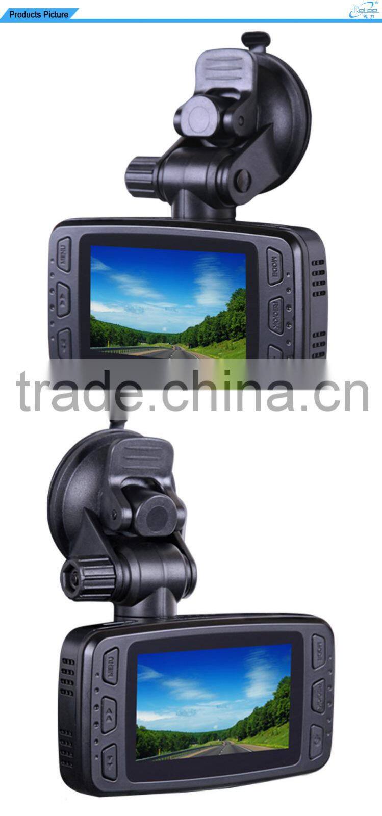 2.7'' LCD screen FHD 1080P cycle recordring dual cam car dvr dashboard camera black box