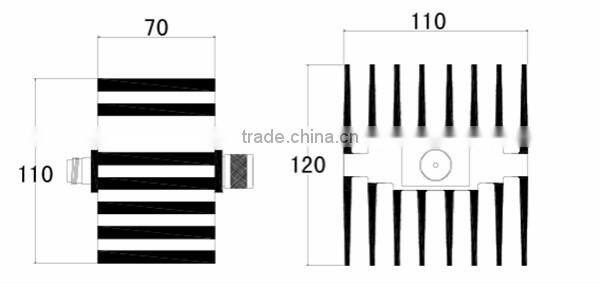 High frequency DC-6GHz 50 W 30 dB Coaxial Attenuator N type