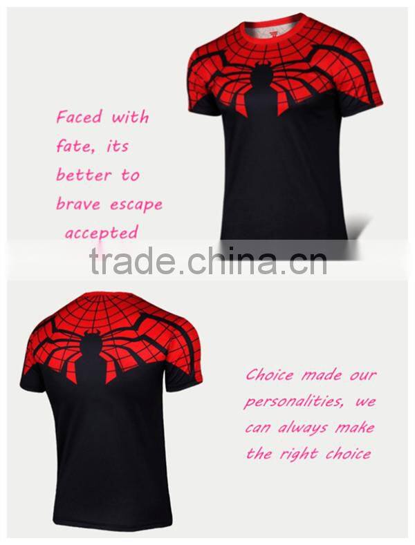 2016 Aofeite New design printed t shirt, superhero t shirt, t shirt factory