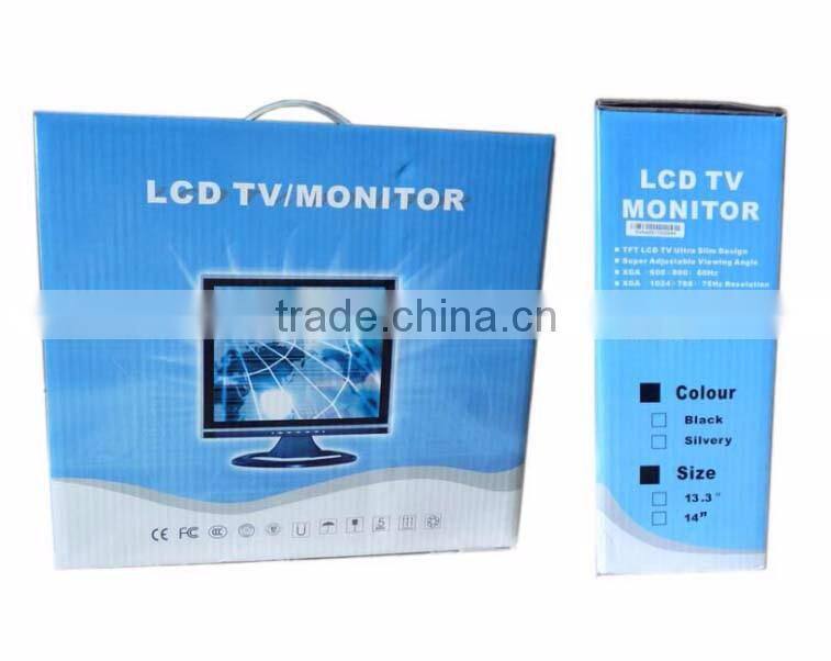 Low cost full color high definition lcd bus /car monitor with vga / dvi / hd mi/ usb