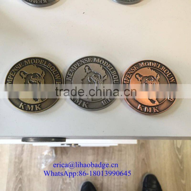 Professional Custom made metal antique fake gold coin