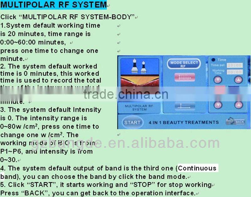 2013 Latest! The optimal body sculpting expert ultrasound cavitation machine for slimming BD-B030