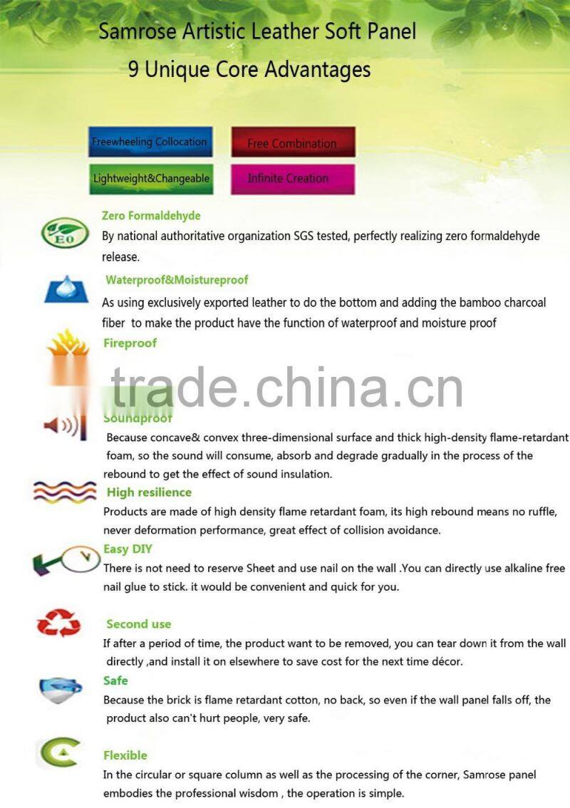 2015 new design wall decor stylish modern cheap decorative 3d panel modern