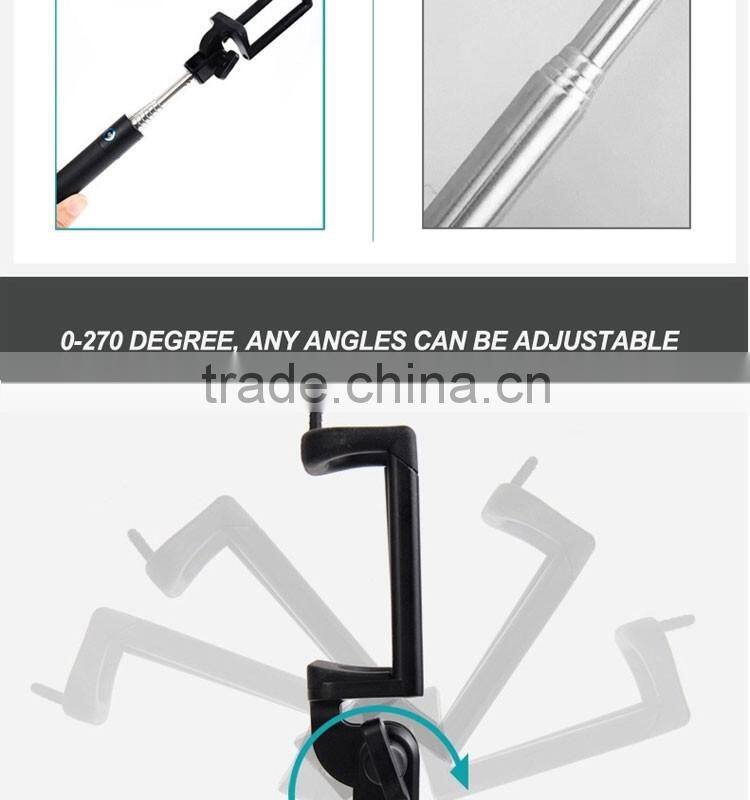 2015 new foldable monopod wholesale bluetooth selfie stick,Selfie-Stick With Shutter Bluetooth
