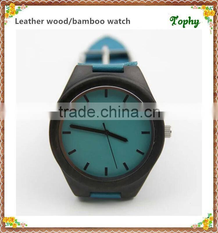 Manufacture customized handmad nature wood watch , Sandalwood wooden wrist watch