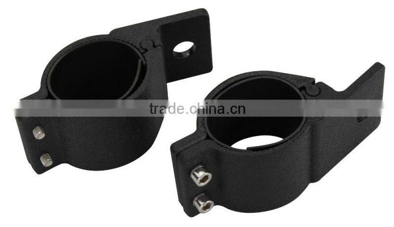 2pc Aluminum Support Bracket Off-road Jeep Vehicle Bull Bar Led Work Light Lamp