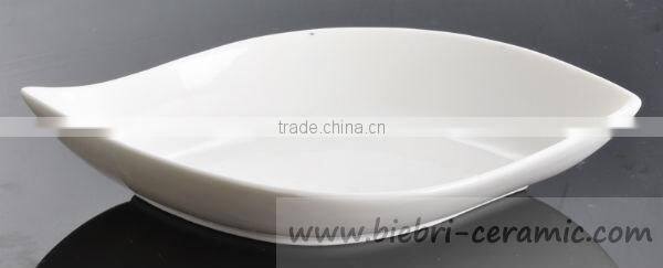 13 inch Irregular Shape Salad Dessert Pasta Dinner Soup Food Serving Ceramic Porcelain Bowls Hotel Restaurant Wholesale