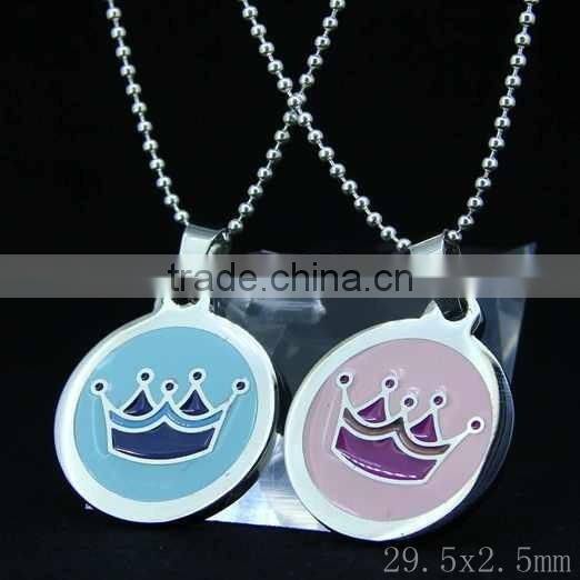 round pendants with enamel patterns