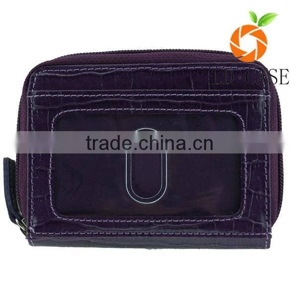 rfid blocking lady crocodile wallet high quality softest leather