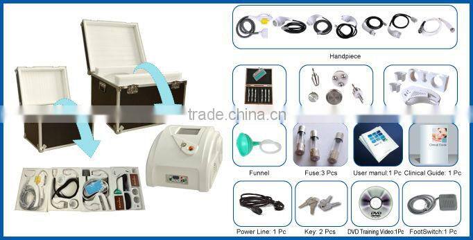 New born!! 9 in 1beauty salon machine (IPL Elight Tripolar RF Bipolar RF Cavitation Vacuum Lipolysis Diode laser)