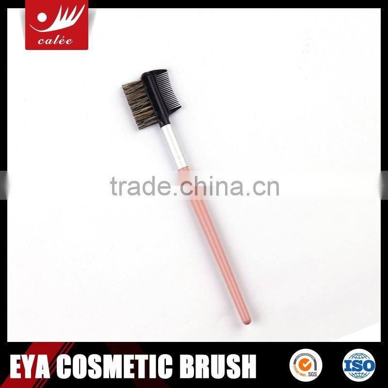 11pcs High Quality Pink Travel Makeup Brush Set with Pouch
