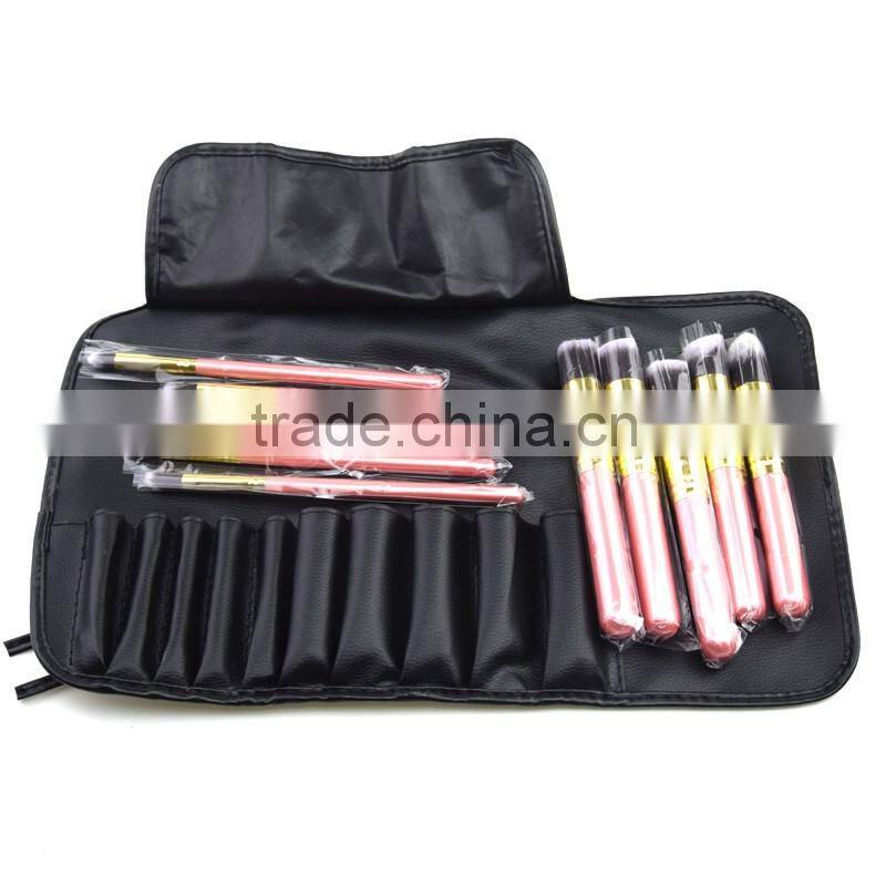 For beauty makeup synthetich hair 10pcs kabuki make up brush set