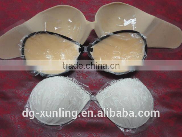 One-Piece Silicone seamless bra strapless silicone bra