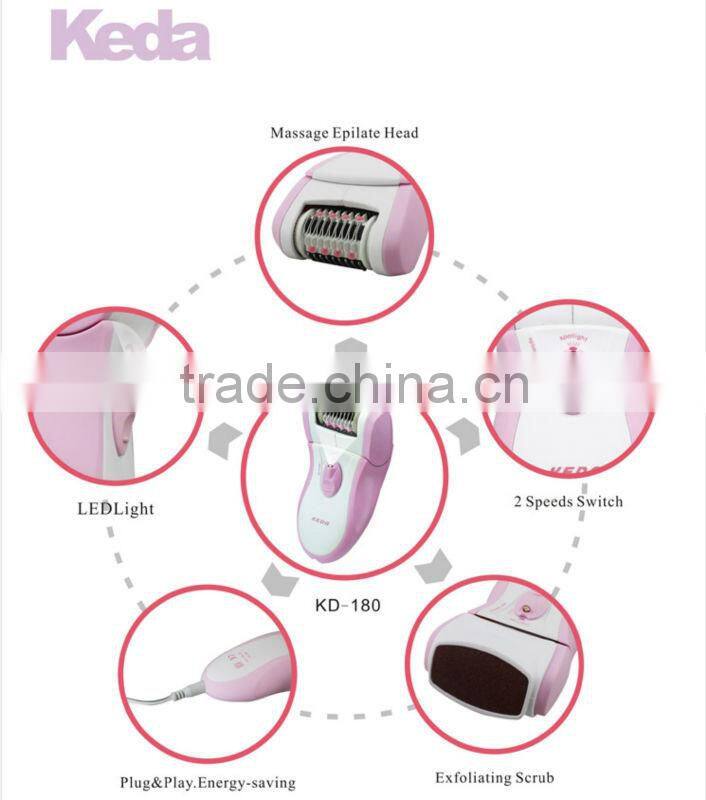 Popular Electric Lady Epilator LED Light
